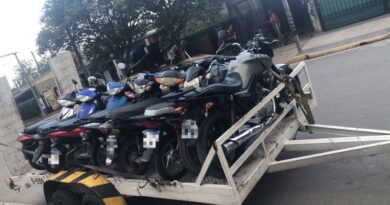 13 motocicletas secuestradas en controles preventivos